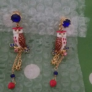 Owl earrings from Etsy